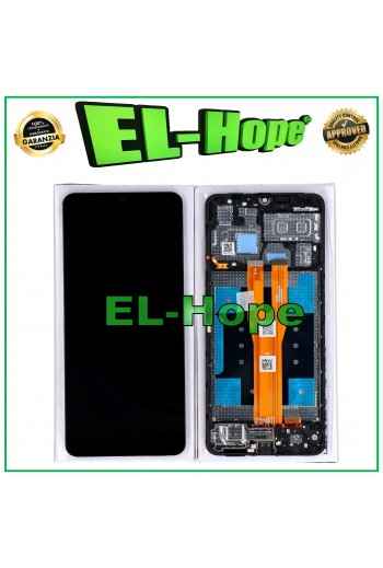 DISPLAY LCD ORIGINALE SERVICE SAMSUNG GALAXY A06 SM-A065 TOUCH SCREEN FRAME NERO