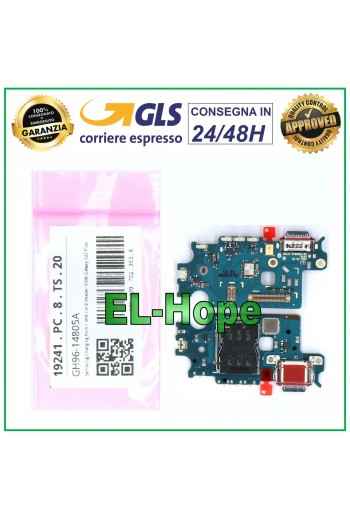 LETTORE SIM DOCK DI RICARICA ORIGINALE SERVICE SAMSUNG GALAXY S22+ PLUS SM-S906