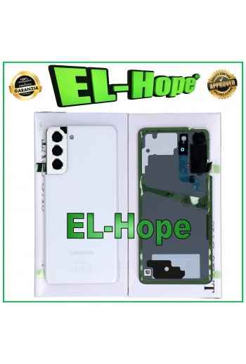 COPERCHIO BATTERIA ORIGINALE SAMSUNG GALAXY S21 SM-G991 SCOCCA POSTERIORE BIANCO