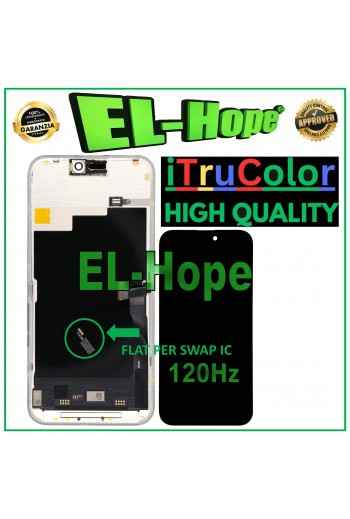 DISPLAY LCD iTruColor SOFT OLED 120Hz PER APPLE IPHONE 15 PRO MAX TOUCH VETRO