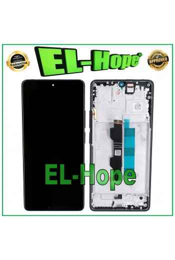 DISPLAY LCD TOUCH OLED PER XIAOMI REDMI NOTE 13 PRO 4G 23117RA68G FRAME NERO