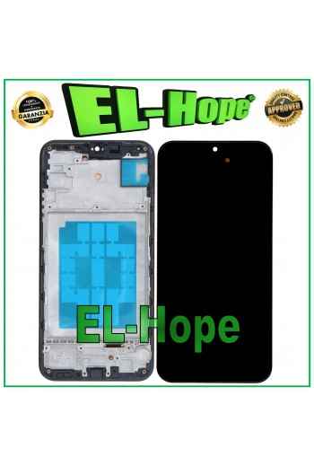 DISPLAY OLED + FRAME PER SAMSUNG GALAXY M15 5G 2024 SM-M156 TOUCH SCHERMO NERO