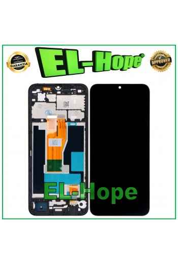 DISPLAY TOUCH SCREEN LCD + FRAME PER OPPO REALME C33 4G 2022 RMX3624 VETRO NERO