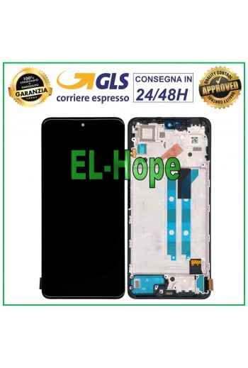 DISPLAY LCD TFT FRAME PER XIAOMI REDMI NOTE 11 PRO 5G 2201116SG TOUCH SCHERMO