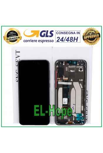 DISPLAY LCD ORIGINALE + FRAME XIAOMI MI 9 SE M1903F2G TOUCH SCHERMO VETRO NERO