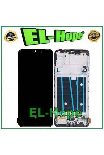 DISPLAY LCD OLED TOUCH SCREEN + FRAME PER OPPO F15 CPH2001 VETRO SCHERMO NERO