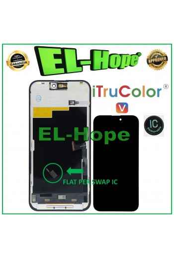DISPLAY LCD iTruColor INCELL PER APPLE IPHONE 15 PRO MAX TOUCH VETRO SCHERMO