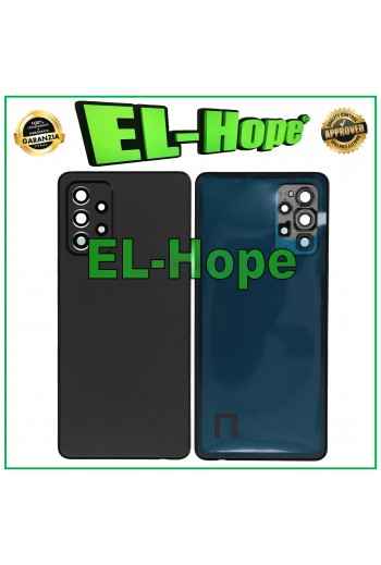 COPRI BATTERIA PER SAMSUNG GALAXY A72 SM-A726 SCOCCA CASE POSTERIORE NERO