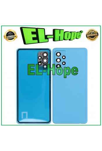 COPRI BATTERIA PER SAMSUNG GALAXY A72 SM-A726 SCOCCA CASE POSTERIORE BLU