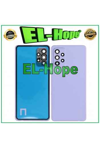 COPERCHIO BATTERIA PER SAMSUNG GALAXY A72 SM-A725 VETRO CASE POSTERIORE VIOLA