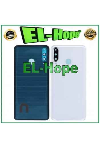 SCOCCA BATTERIA PER HUAWEI P30 LITE MAR-LX1M LX1A LX2J VETRO POSTERIORE BIANCO