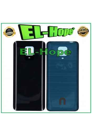 COPERCHIO BATTERIA PER XIAOMI REDMI NOTE 9 PRO M2003J6 / 9S CASE POSTERIORE NERO