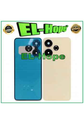 COPRI BATTERIA PER XIAOMI REDMI 13 2404ARN45A SCOCCA BACK CASE VETRO ORO