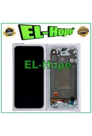 DISPLAY LCD FRAME ORIGINALE SAMSUNG GALAXY A56 SM-A556 TOUCH SCREEN LIGHT GRAY