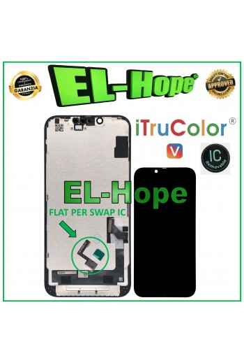 DISPLAY LCD iTruColor HD INCELL PER APPLE IPHONE 16E TOUCH SCREEN SCHERMO VETRO