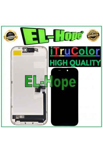 DISPLAY LCD iTruColor SOFT OLED PER APPLE IPHONE 16 PRO TOUCH VETRO SCHERMO