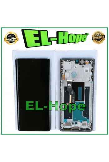 DISPLAY ORIGINALE SERVICE MOTOROLA MOTO EDGE 50 FUSION XT2429 TOUCH FRAME BLU