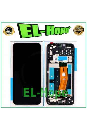 DISPLAY TOUCH FRAME PARI ORIGINALE SERVICE SAMSUNG GALAXY A14 4G SM-A145R A145P