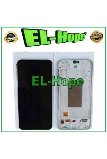 DISPLAY TOUCH LCD ORIGINALE SERVICE SAMSUNG GALAXY A36 5G SM-A366 BIANCO SILVER