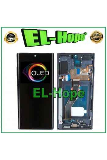 DISPLAY LCD OLED FRAME + TOUCH PER SAMSUNG GALAXY NOTE 10 PLUS SM N975 N976 NERO