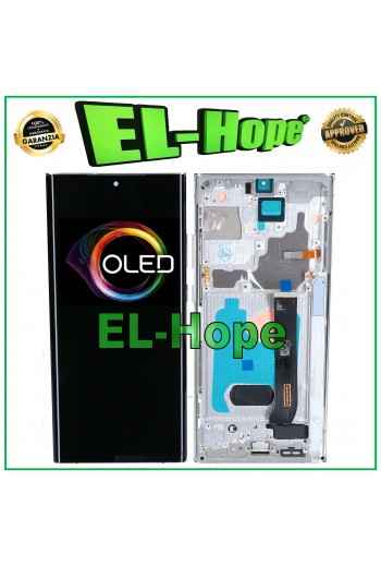 DISPLAY LCD OLED FRAME + TOUCH PER SAMSUNG GALAXY NOTE 20 ULTRA N985 N986 BIANCO