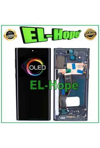 DISPLAY LCD OLED FRAME + TOUCH SCREEN PER SAMSUNG GALAXY NOTE 10 SM N970 F NERO