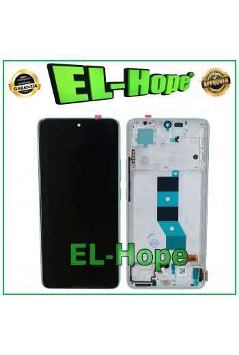 DISPLAY LCD OLED FRAME PER XIAOMI REDMI NOTE 14 5G 24094RAD4G TOUCH SCHERMO BLU