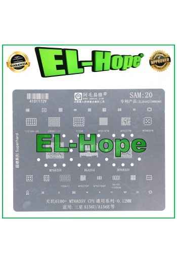 STENCIL REBALLING SNAPDRAGON AMAOE SAM20 PER SAMSUNG A15 SM A156E A156U MT6835V