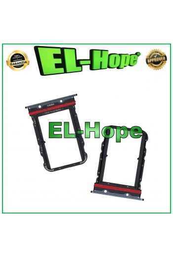 SLOT CARRELLO VANO SCHEDA NANO SIM PER XIAOMI Mi NOTE 10 LITE M2002F4LG NERO