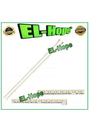 KIT 2 BARRE 44 LED PER TV 32" SAMSUNG LTJ320HN01-H LTJ320HN01-J AGS45349 UE32D5