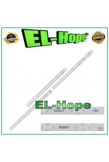 KIT 4 BARRE PER TV TCL 55" 55C635 A-B02 55HR330M16A0 A1/A2 16X2 55HR330M08B0 8X2