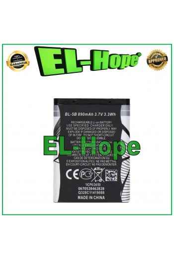 BATTERIA BL-5B PER NOKIA 5070 5140 5200 5300 5320 5500 890 mAh PARI ORIGINALE