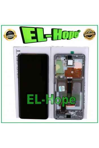 DISPLAY LCD FRAME ORIGINALE SAMSUNG GALAXY S20+ PLUS SM-G985 G986 5G TOUCH GRAY