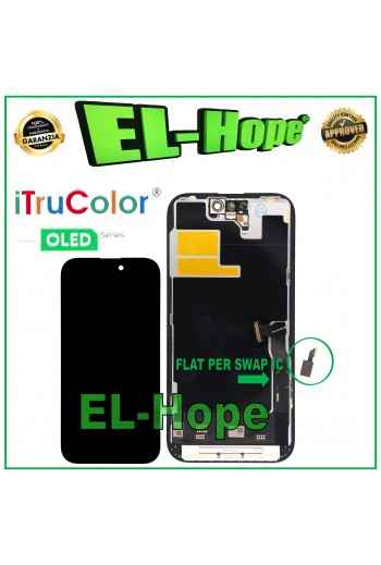 DISPLAY LCD iTruColor HARD OLED PER APPLE IPHONE 14 PRO TOUCH VETRO SCHERMO