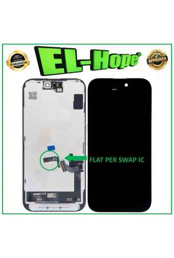 DISPLAY LCD HARD OLED PARI ORIGINALE PER APPLE IPHONE 15 TOUCH SCREEN VETRO
