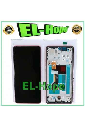 DISPLAY LCD OLED FRAME TOUCH ORIGINALE SERVICE MOTOROLA MOTO G86 5G XT2527 ROSSO