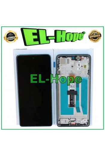 DISPLAY LCD FRAME ORIGINALE SERVICE MOTOROLA MOTO G75 5G XT2437 TOUCH ACQUA BLU