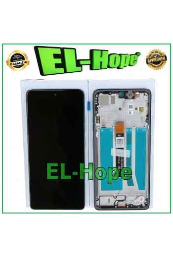 DISPLAY LCD + FRAME ORIGINALE SERVICE MOTOROLA MOTO G75 5G XT2437 TOUCH VERDE