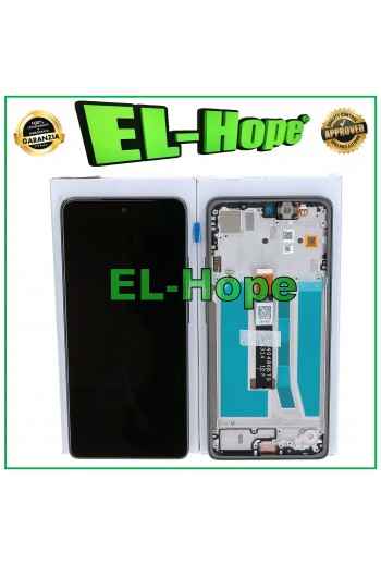 DISPLAY LCD FRAME ORIGINALE SERVICE MOTOROLA MOTO G75 5G XT2437 TOUCH GRAY