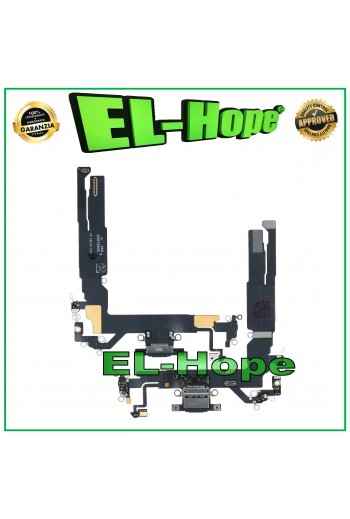 CONNETTORE RICARICA IPHONE 17 MICROFONO ANTENNA DOCK FLAT DI CARICA NERO