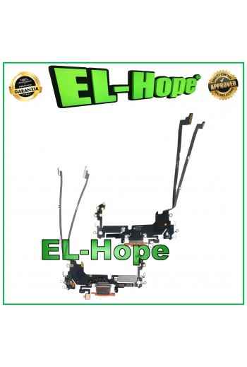 CONNETTORE RICARICA IPHONE 17 PRO MICROFONO ANTENNA DOCK FLAT DI CARICA ORANGE