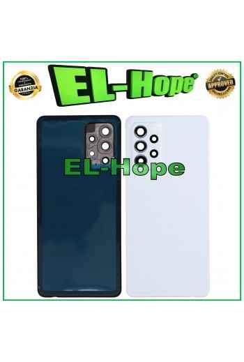 COPRI BATTERIA PER SAMSUNG GALAXY A52S SM-A528 SCOCCA CASE POSTERIORE BIANCO