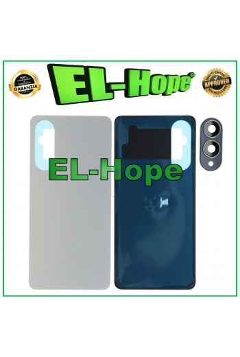 COPRI BATTERIA PER SAMSUNG S25 EDGE SM-S937 VETRO SCOCCA CASE POSTERIORE SILVER