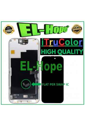 DISPLAY LCD iTruColor SOFT OLED 120Hz PER APPLE IPHONE 15 PRO TOUCH VETRO
