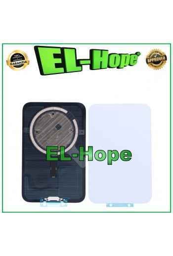 VETRO SCOCCA POSTERIORE BACK COVER CASE + MAGSAFE PER IPHONE 17 PRO MAX ARGENTO