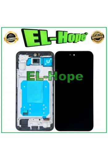 DISPLAY LCD OLED + FRAME PER SAMSUNG GALAXY M35 5G SM-M356B TOUCH SCREEN NERO