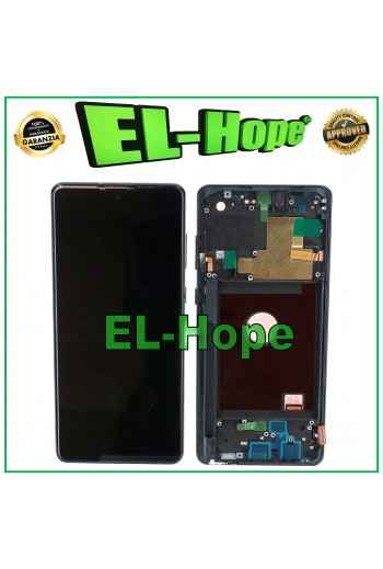DISPLAY LCD TFT FRAME TOUCH SCREEN PER SAMSUNG GALAXY NOTE 10 LITE SM-N770 NERO