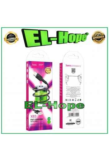 CAVO DATI CAVETTO DI RICARICA CARICA BATTERIA USB / TYPE-C UNIVERSALE NERO 1 MT