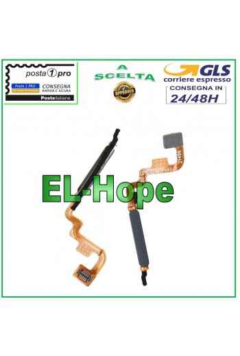 FLAT FLEX TASTO IMPRONTA FINGERPRINT XIAOMI REDMI NOTE 12S 4G 2303CRA44 NERO