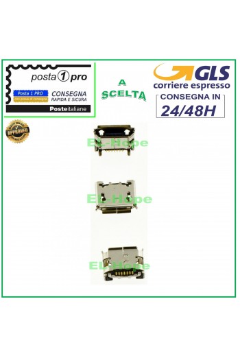 CONNETTORE RICARICA SAMSUNG GALAXY S2 GT-i9100 i9100 i9250 i9070 S5570 MICRO USB